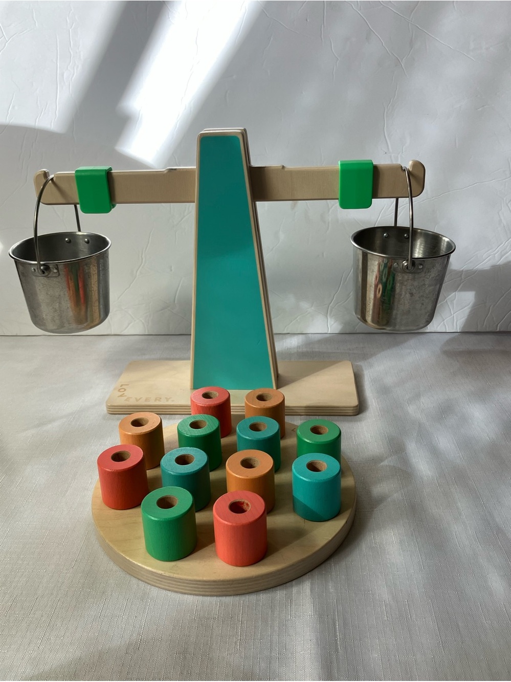 Lovevery Bundle, scale and Wooden Stacking Puzzle